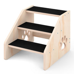 CozyLazy Dog Stairs with A-structure stability support up to 70 pounds for steady climbs.