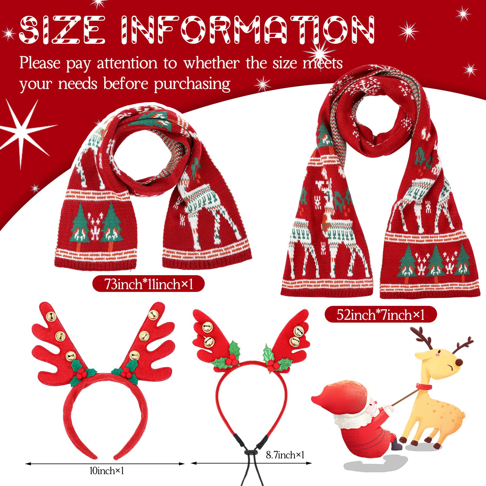 Cozypower owner scarf Christmas pattern for cozy gatherings