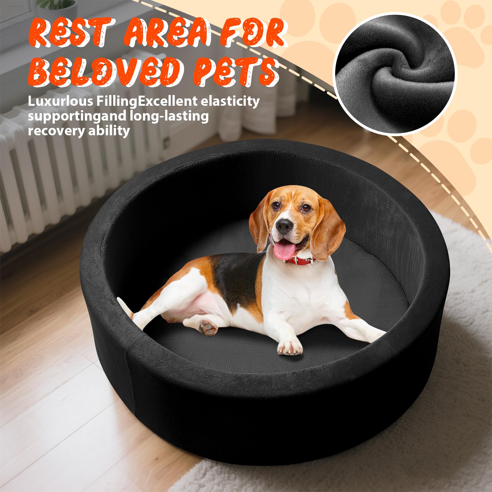 COZYTRAUM pet ball pit easy-clean zipper design simplifies upkeep