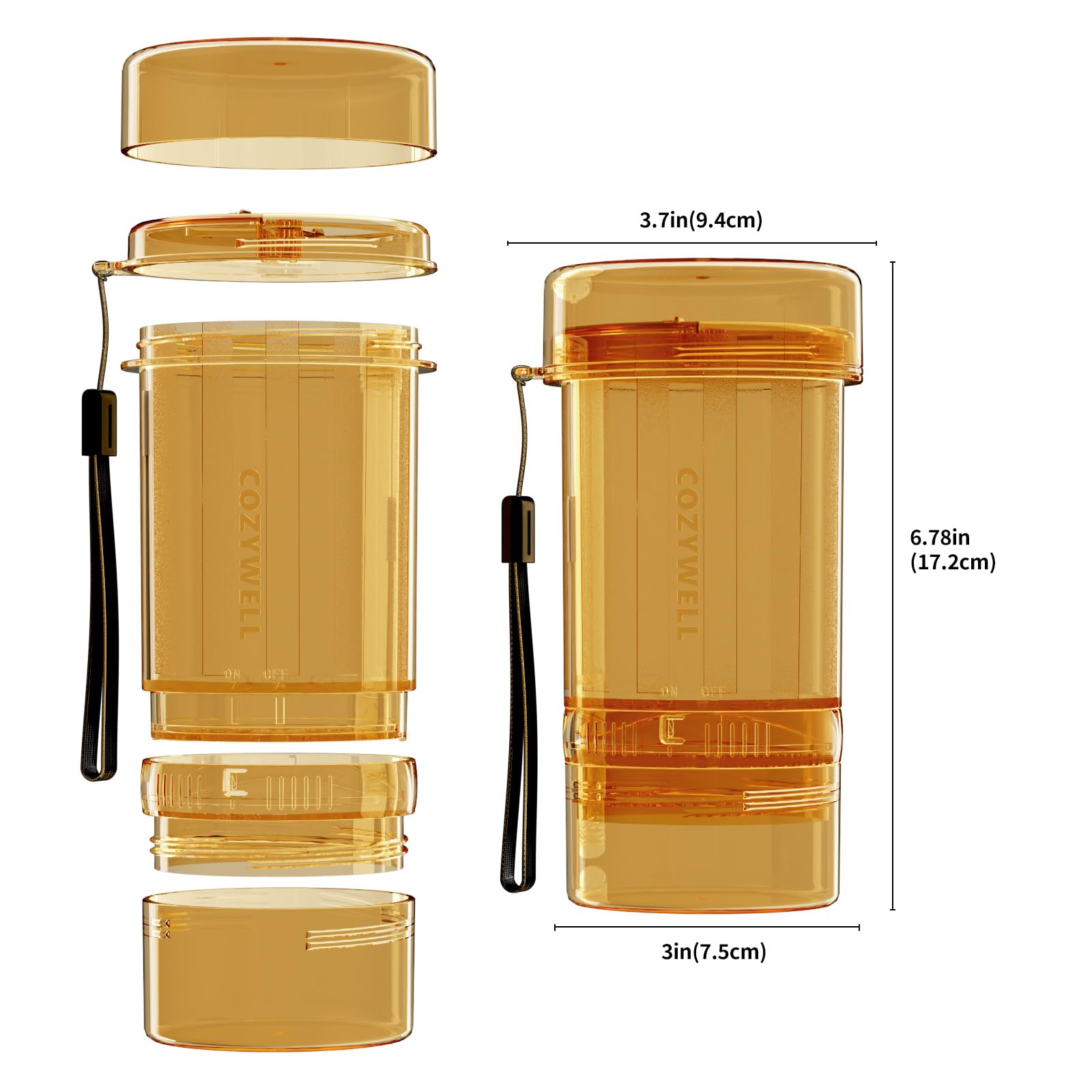 COZYWELL Cricket Calcium Mixer portable nutrition dispenser supports on-the-go reptile care