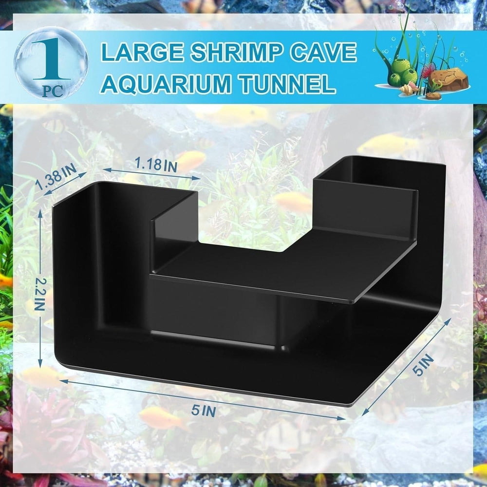 CPLIKE Shrimp Cave provides dramatic underwater viewing when buried under substrate.