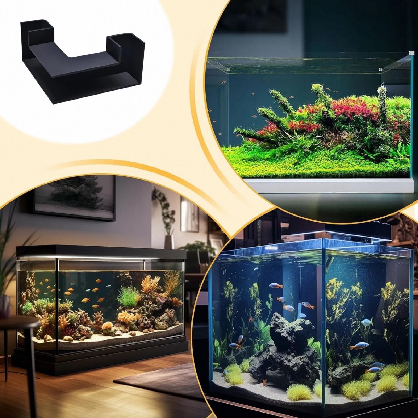 CPLIKE Shrimp Cave is durable to withstand daily aquarium life.