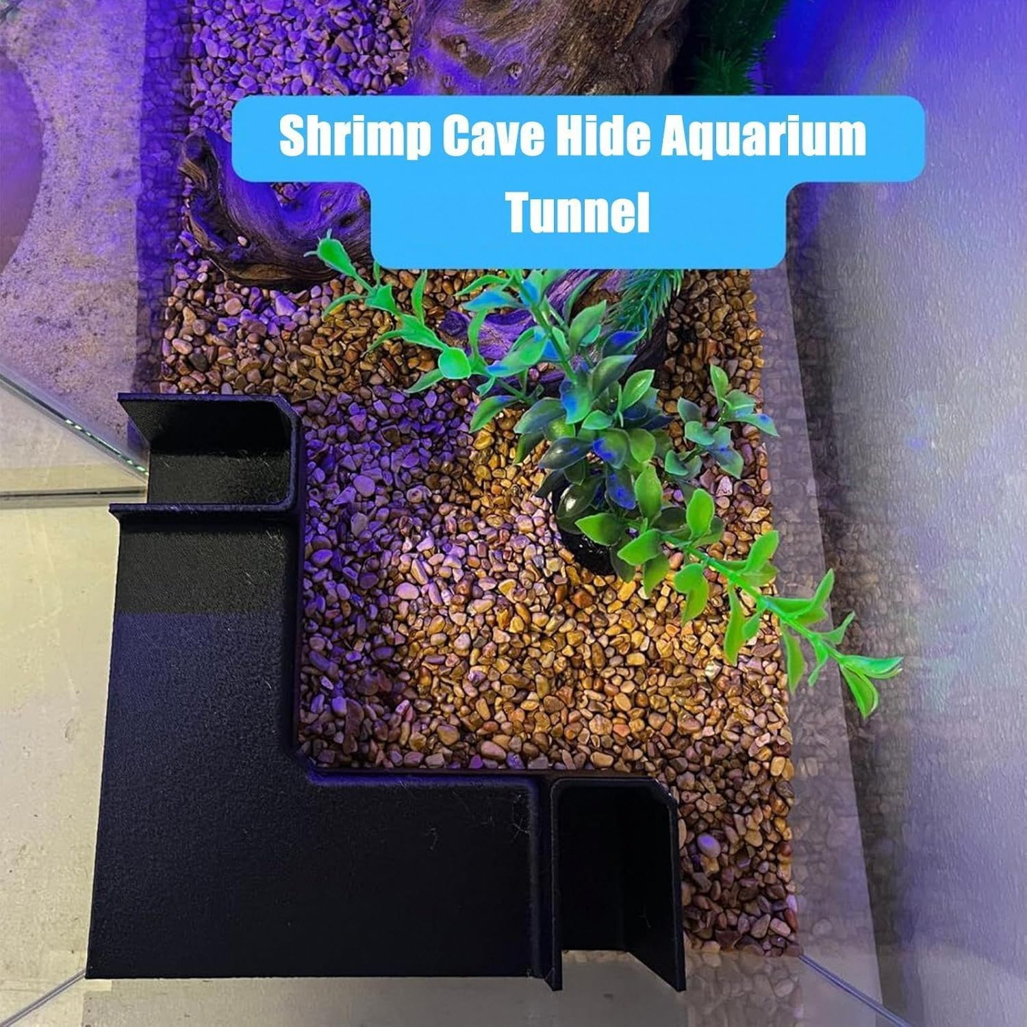 CPLIKE Shrimp Cave lets fine sand flow in naturally for realistic texture.