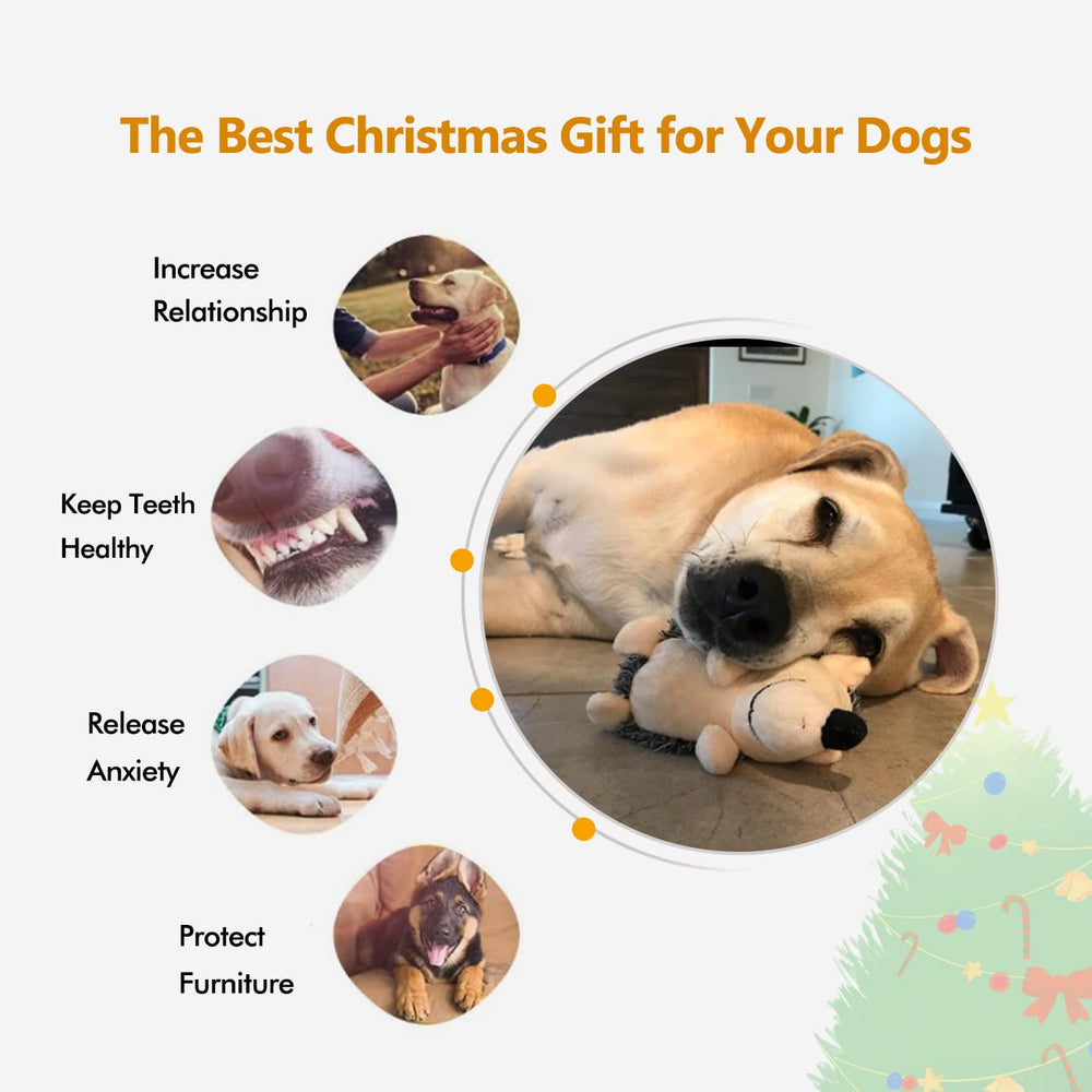 CPYOSN Crinkle dog toy with crinkly sound for added excitement