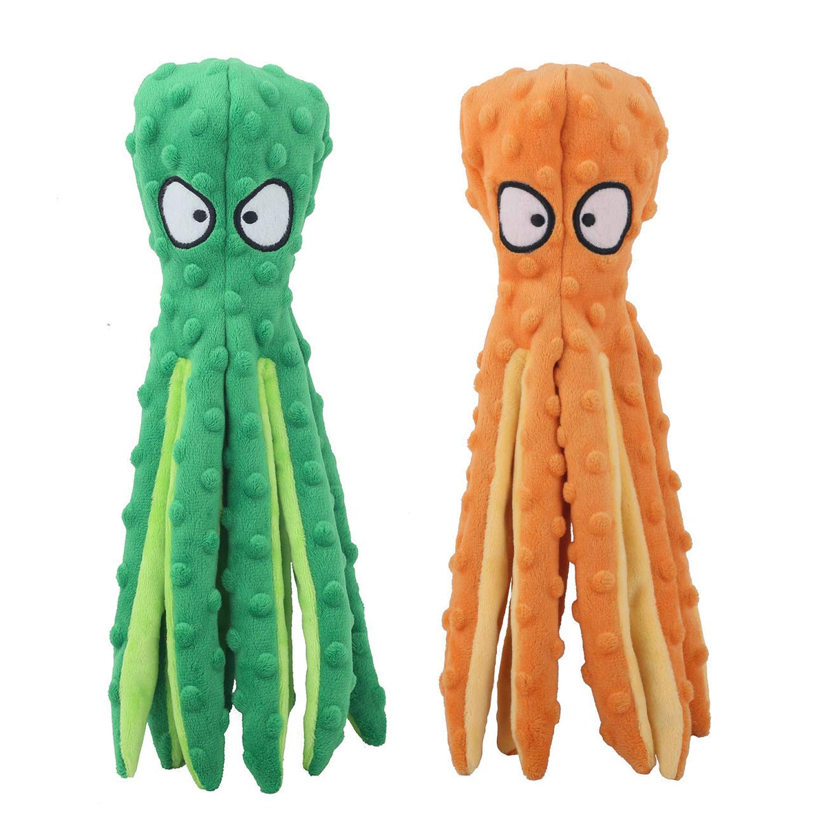 CPYOSN dog squeaky octopus toy 12.6 inches for interactive fetch and chew