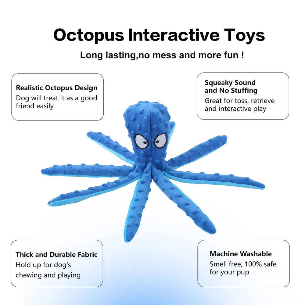 CPYOSN octopus toy with durable plush polyester and strong stitching.