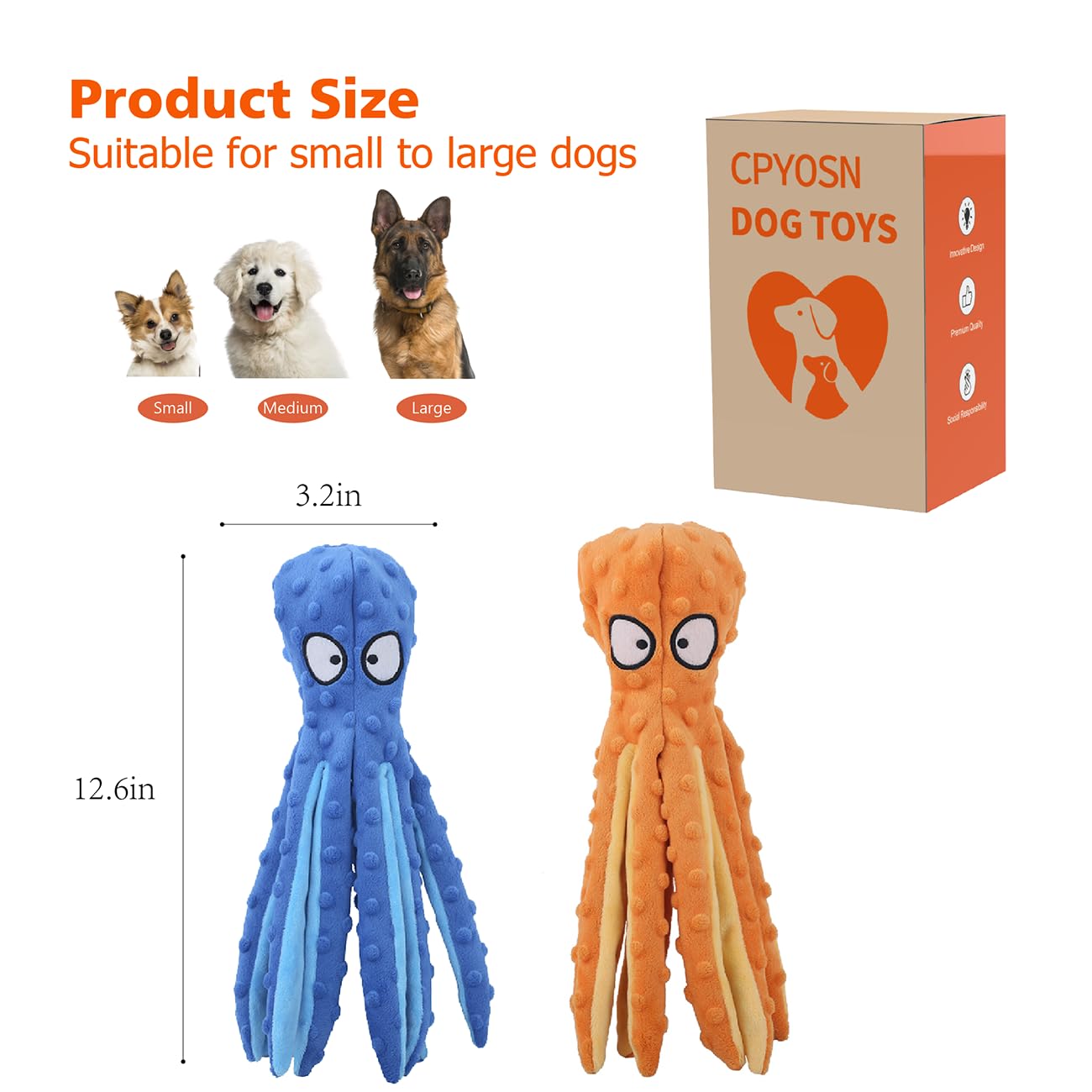 CPYOSN octopus plush toy is machine washable for easy cleaning.