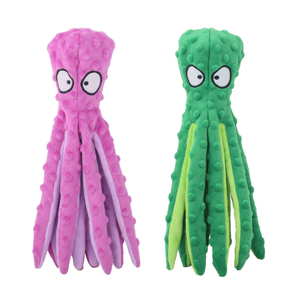 CPYOSN octopus toy squeaker head promotes active play during training.