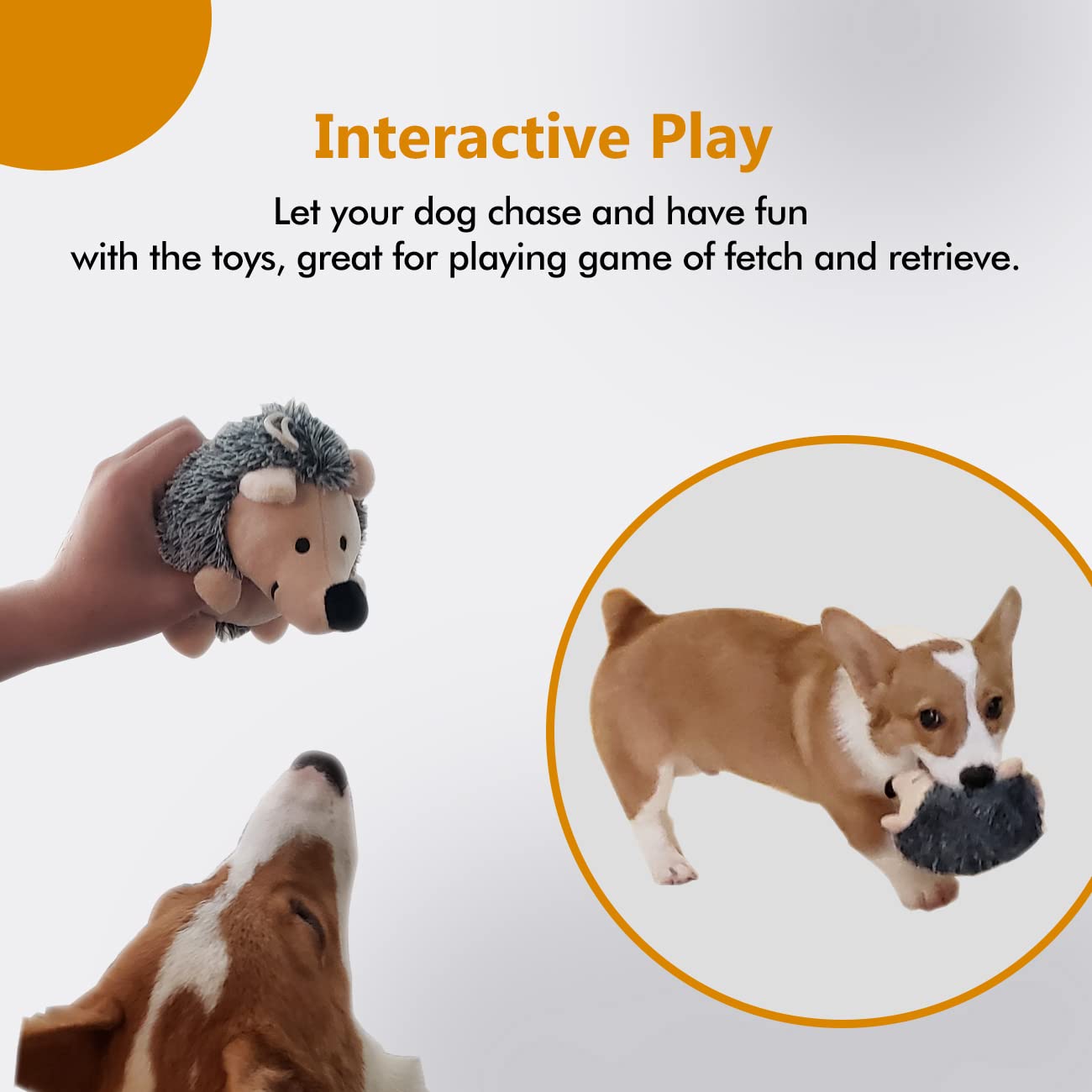 CPYOSN Squeaky dog toy - loud sound to capture attention during fetch
