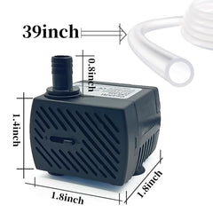 Cpzhlti 95GPH pump submerged installation keeps tanks tidy and stable flow