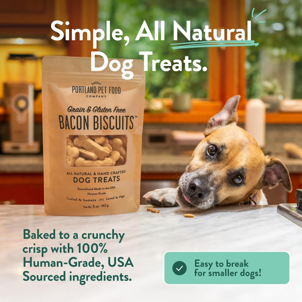Crafted by Humans Loved by Dogs Portland gingerbread dog biscuits for limited-ingredient treats