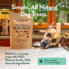 Crafted by Humans Loved by Dogs Portland gingerbread dog biscuits for limited-ingredient treats