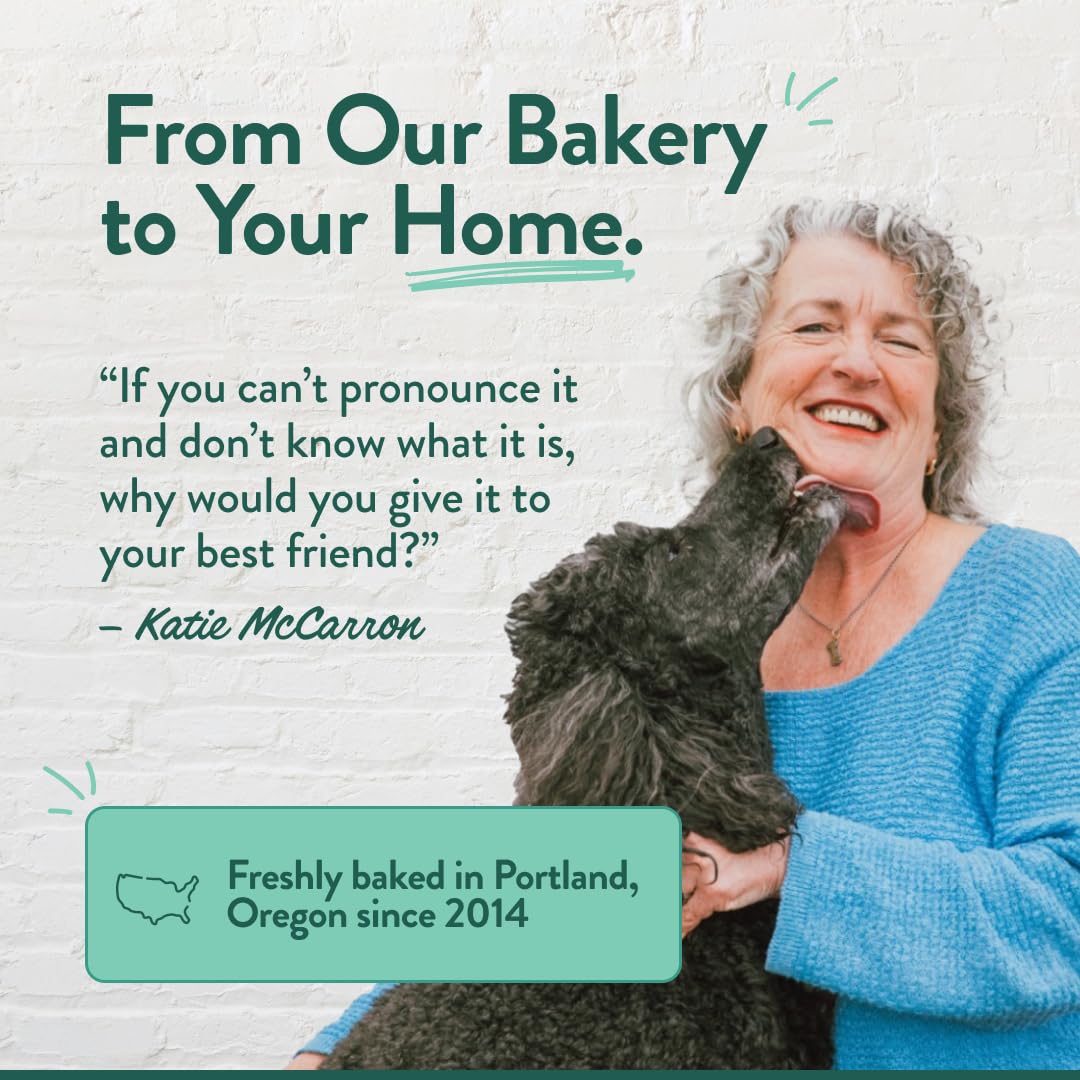 Crafted by Humans Loved by Dogs Portland USA-made recipe and gluten-free ingredients