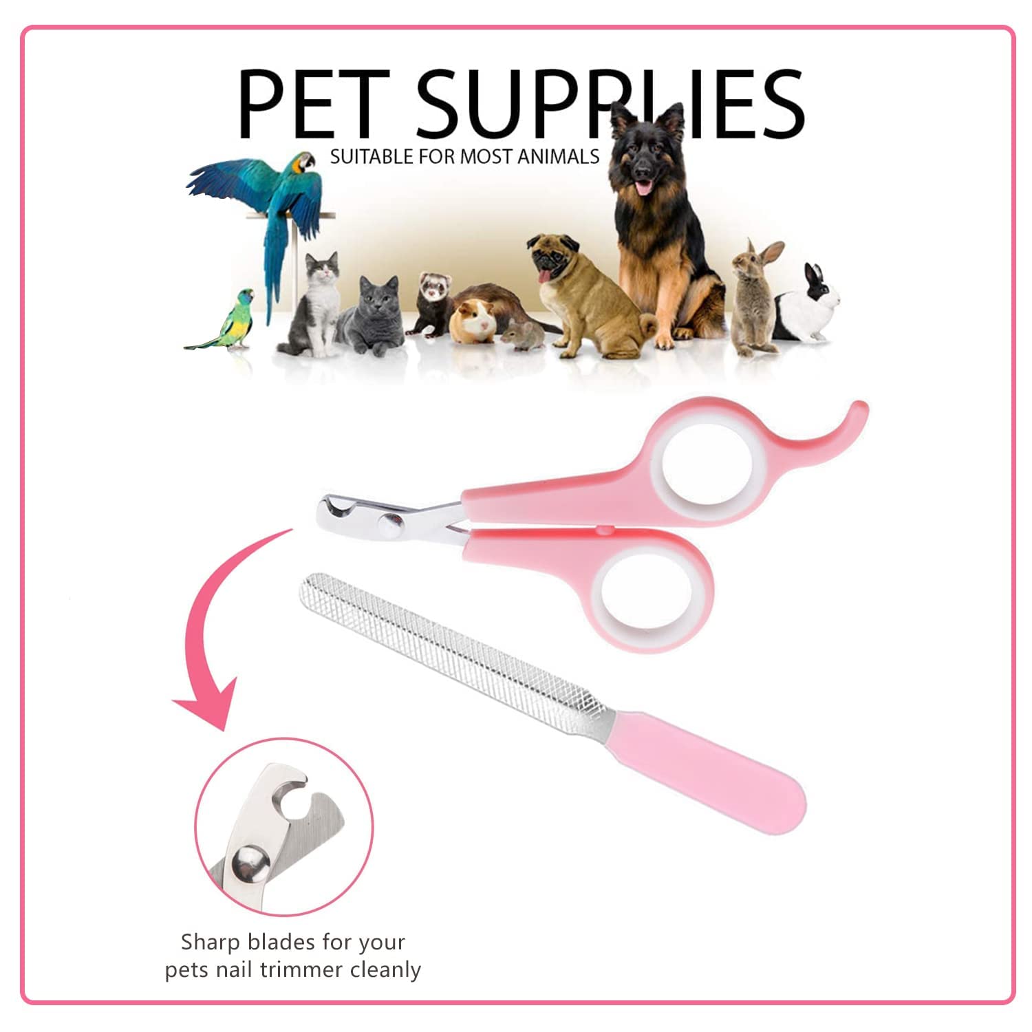 Crafterlife pink grooming kit packaging and tools ready