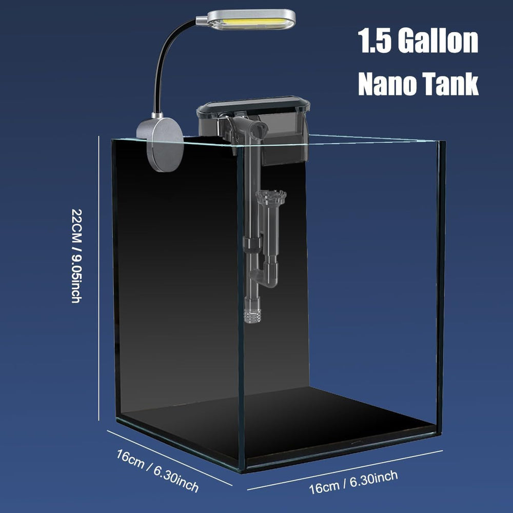 Craftsboys 1.5 gallon starter kit setup, beginner-friendly for betta and small fish.