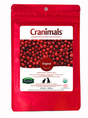 Cranimals cranberry dog supplement powder supports urinary health during daily activities.