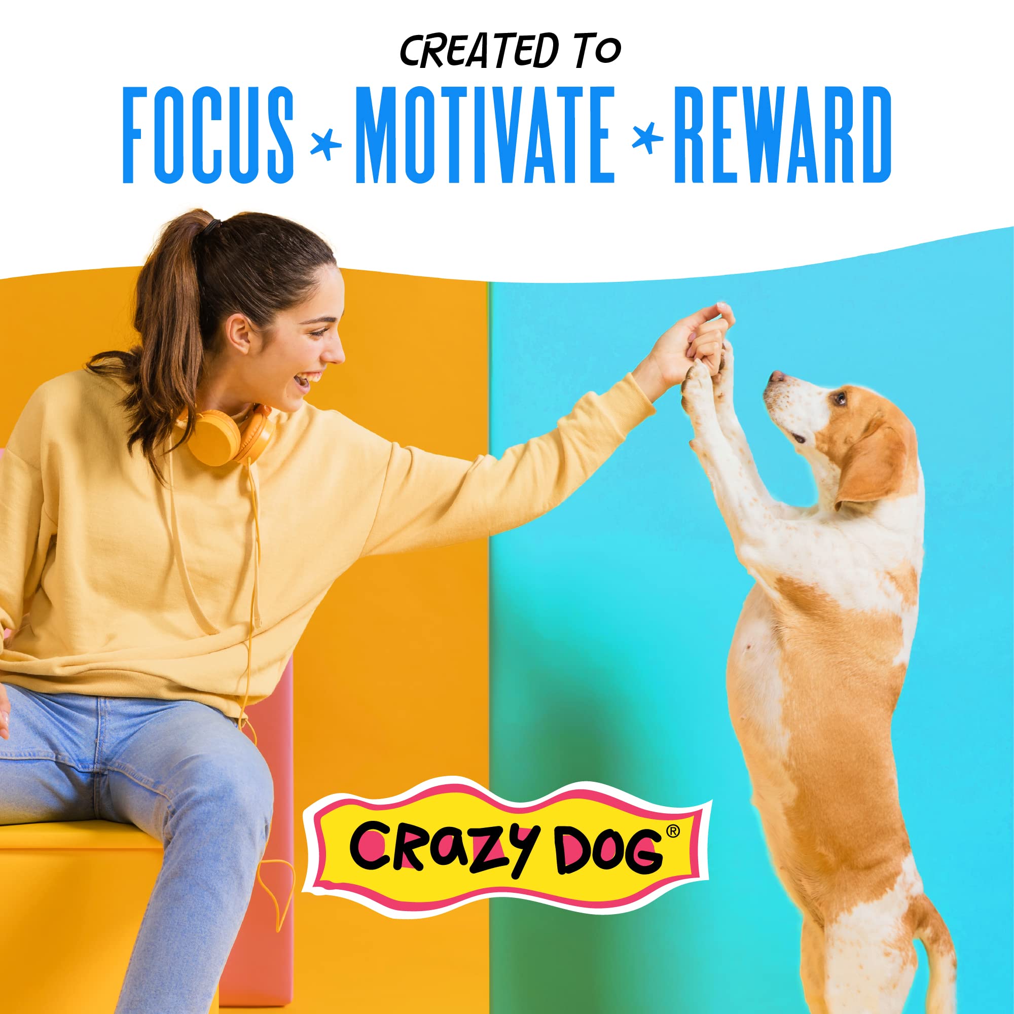 Crazy Dog Mini Train-Me beef treats close-up perfect tiny rewards for focused training