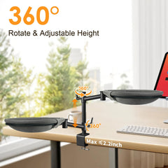 Crazydeer Cat Desk Bed compact base saves desk space in small work areas.