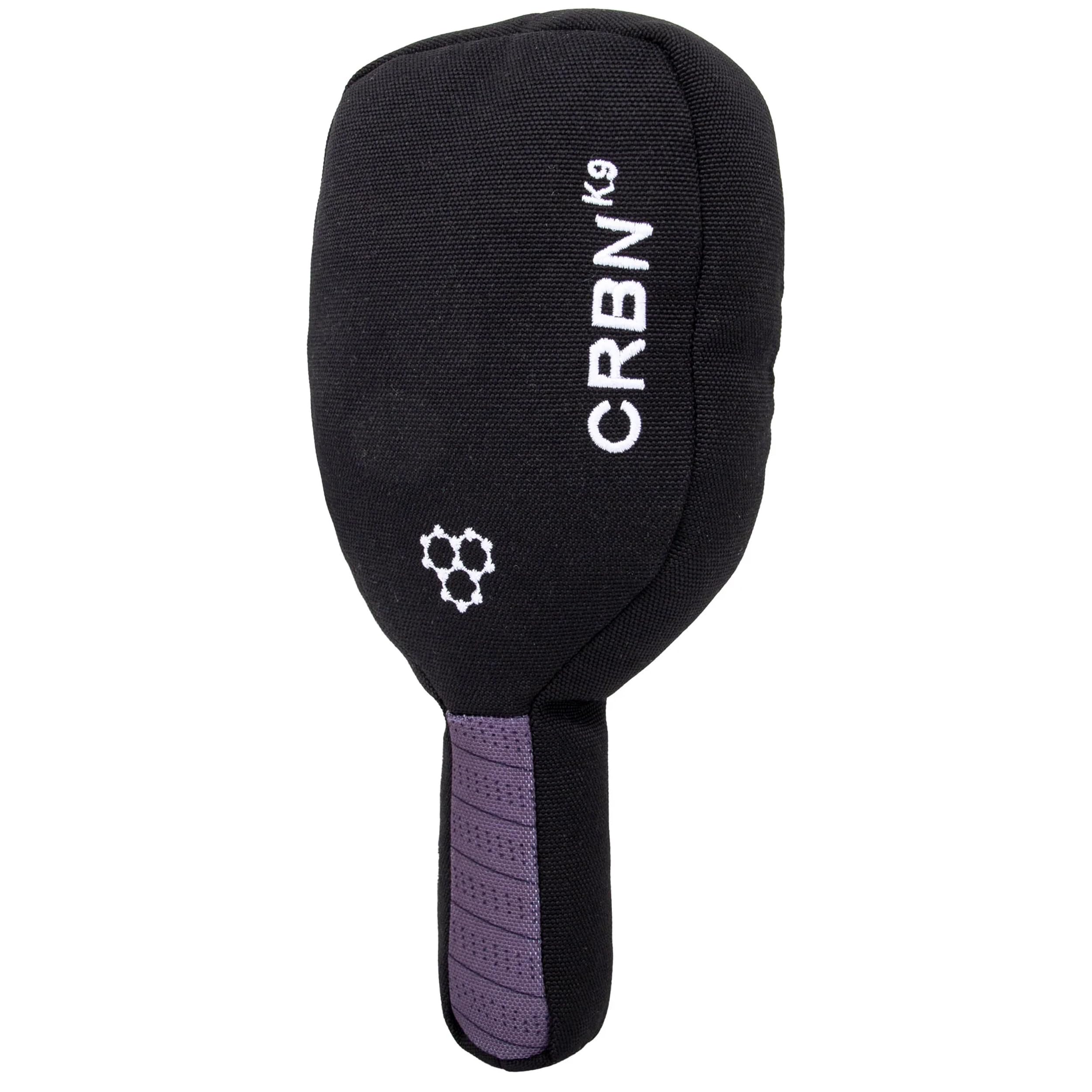 CRBN Pickleball squeak dog toy close-up highlights durable chew-friendly texture for fetch.