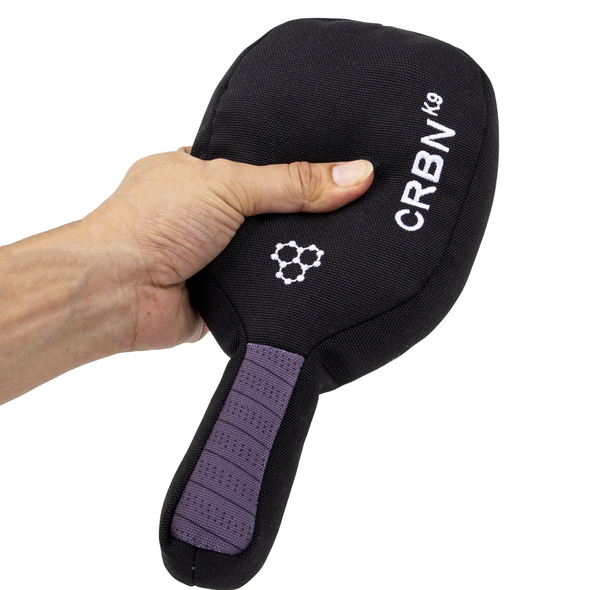 CRBN Pickleball squeak dog toy soft non-toxic material for safe chewing.