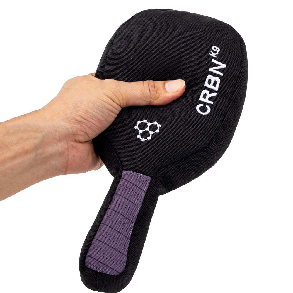 CRBN Pickleball squeak dog toy soft non-toxic material for safe chewing.