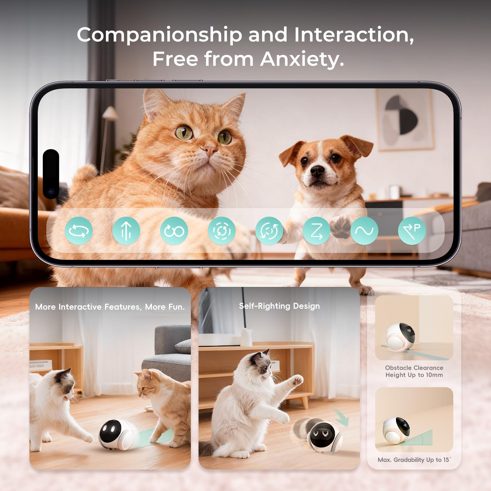 Crigge Magic S1 motion detection alerts you to activity.