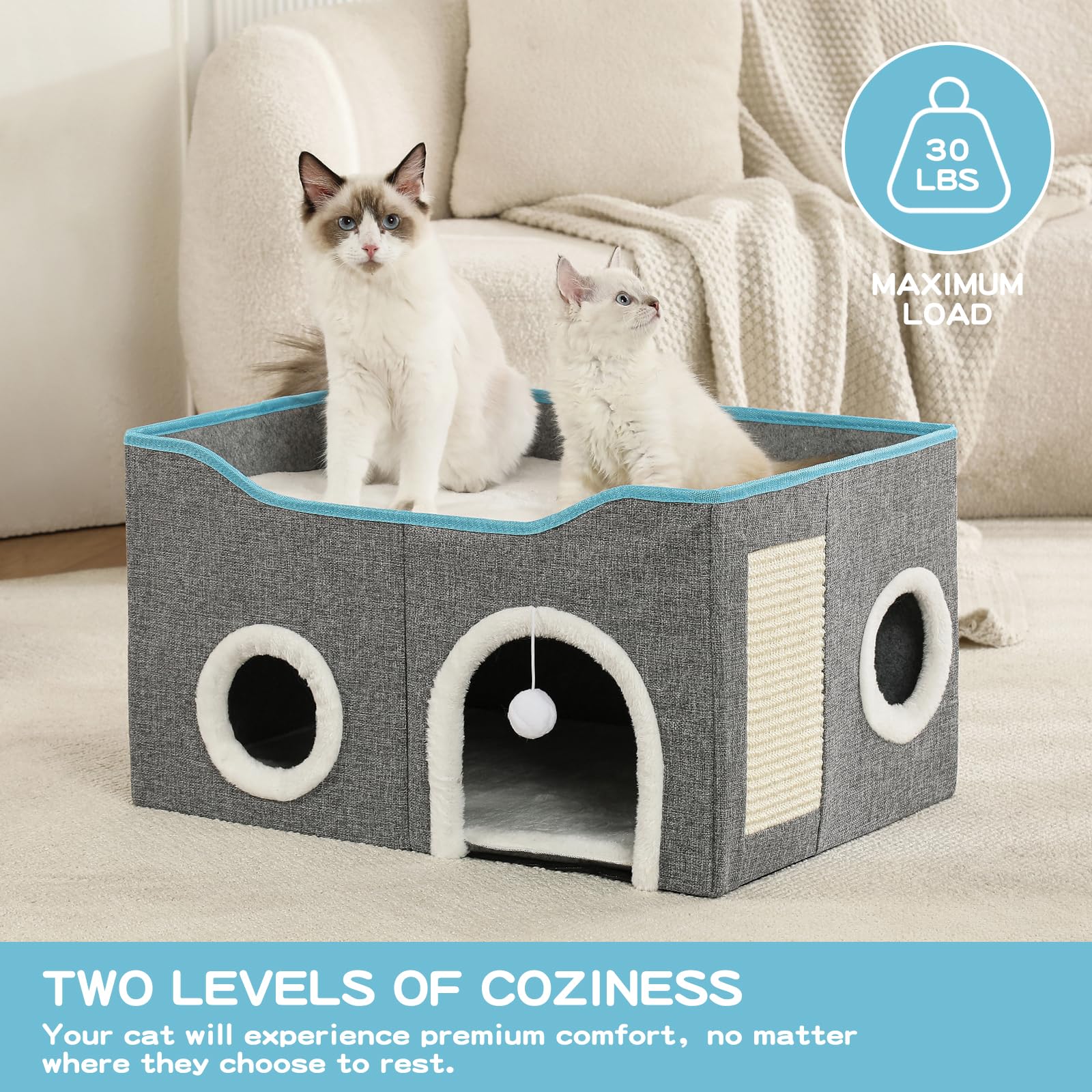 Crispedia cat hideaway summer cushion grey keeps cats cool and comfy.