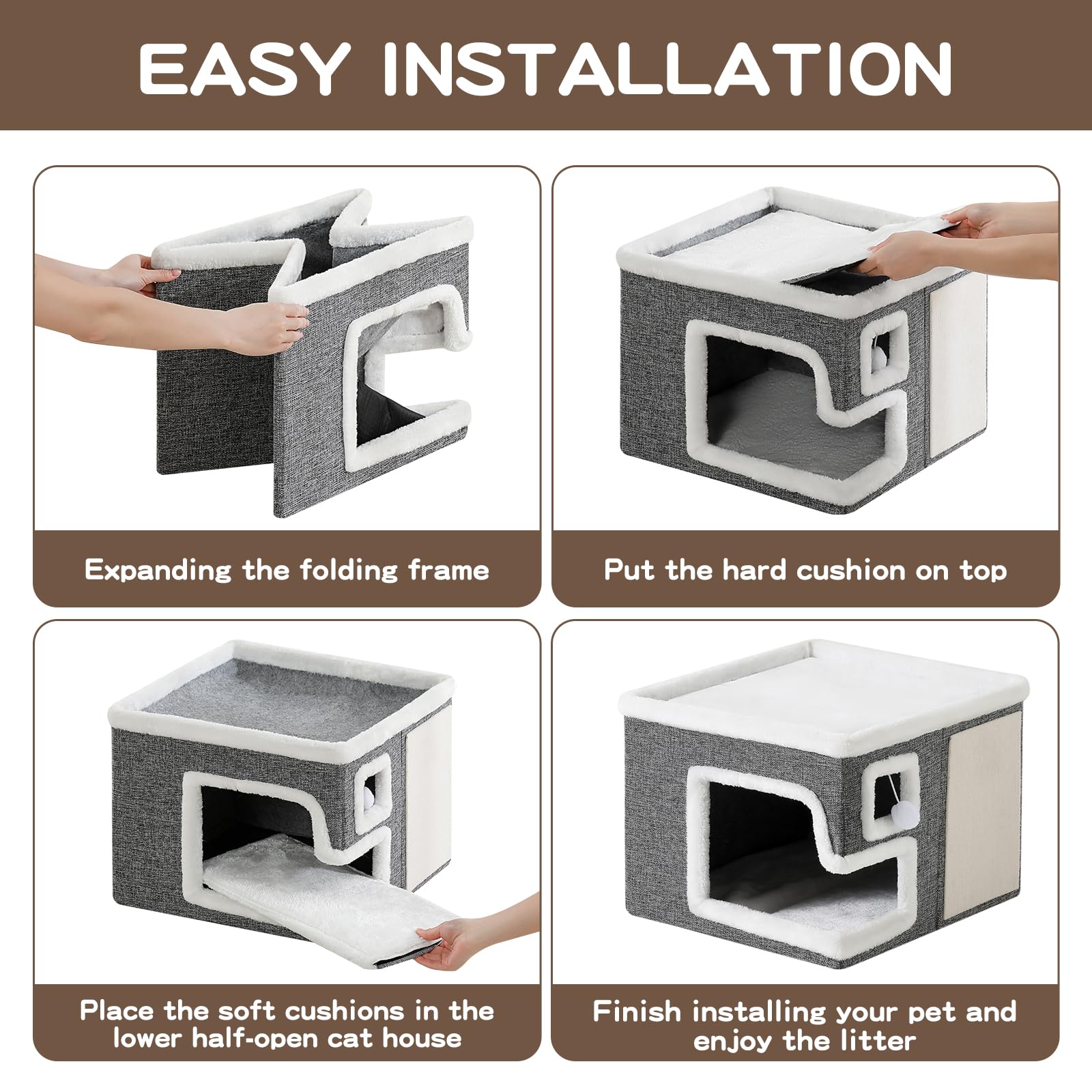 Crispedia sturdy MDF structure supports up to 30 pounds.