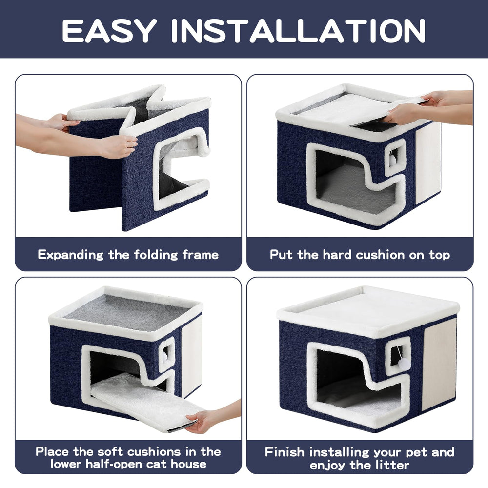 Crispedia non slip base keeps the hideaway steady during play.