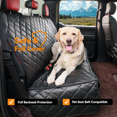 KritterKorner waterproof closeup highlights durable PU leather protecting seats from spills