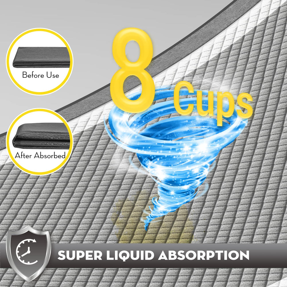 Croci Charcoal Puppy Pad close‑up of activated carbon odor-control layer