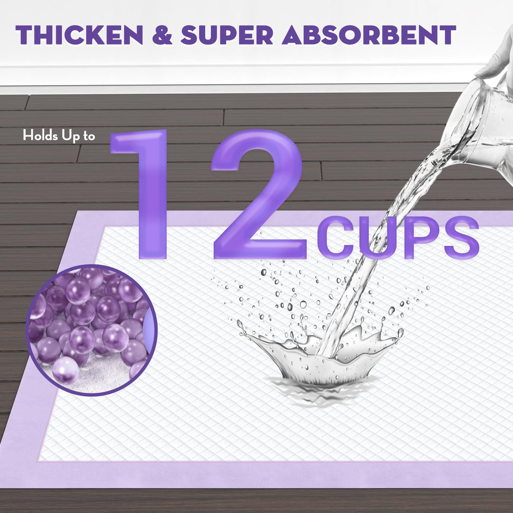 Croci pad absorbent core traps moisture to keep floors dry.