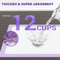 Croci pad absorbent core traps moisture to keep floors dry.