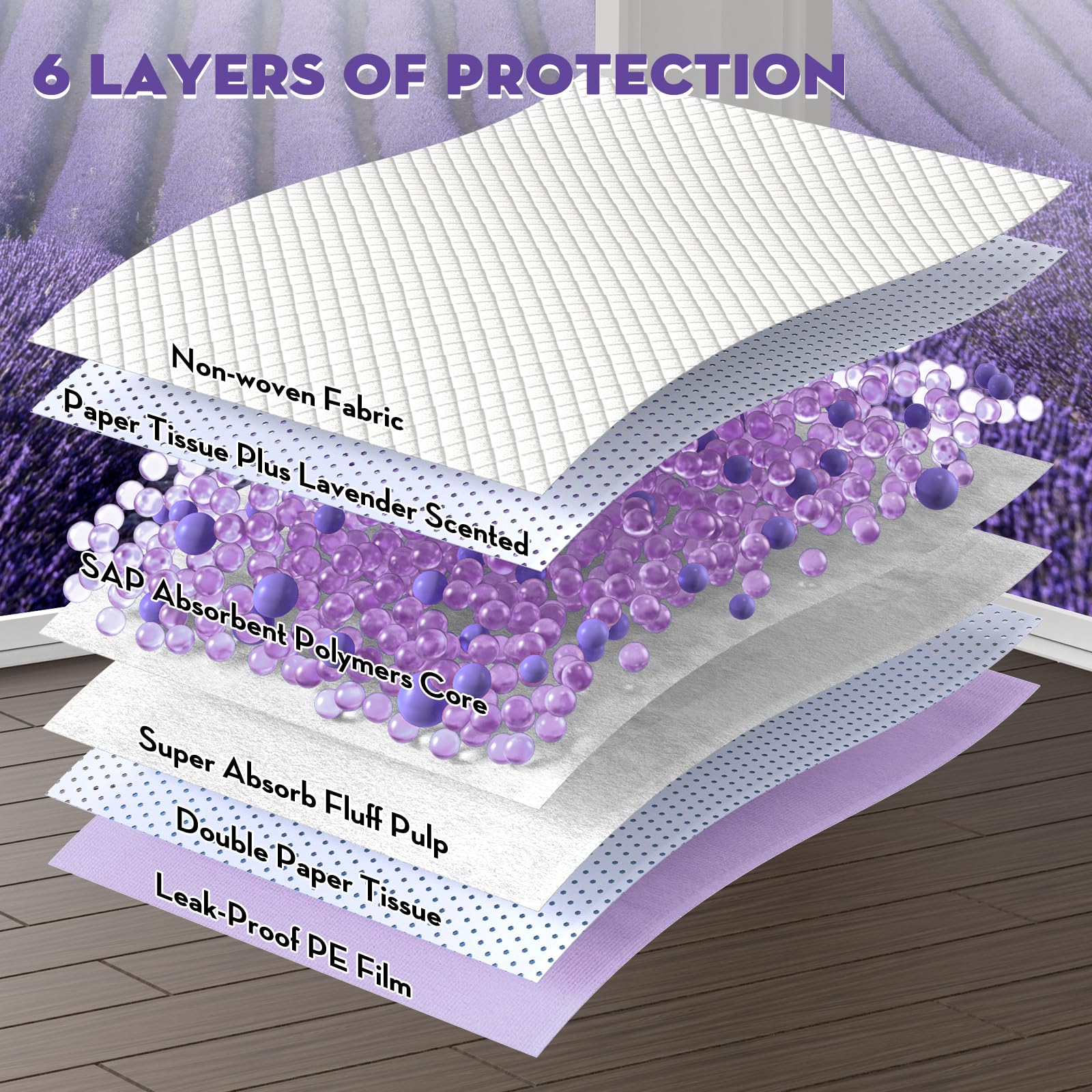 Croci extra-large 28x44in pads provide ample coverage for large dogs.