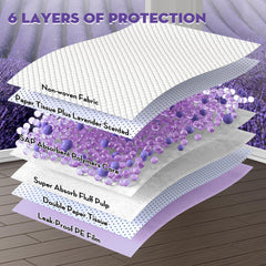 Croci extra-large 28x44in pads provide ample coverage for large dogs.