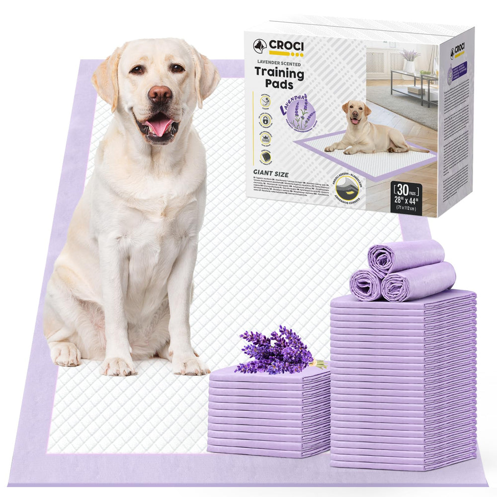 Croci dog pads packaging showcases premium quality for quick setup.