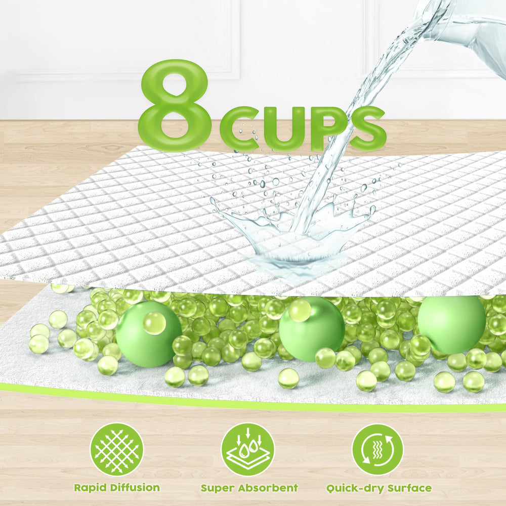 Croci Pee Pads leak-proof backing keeps floors dry and protected