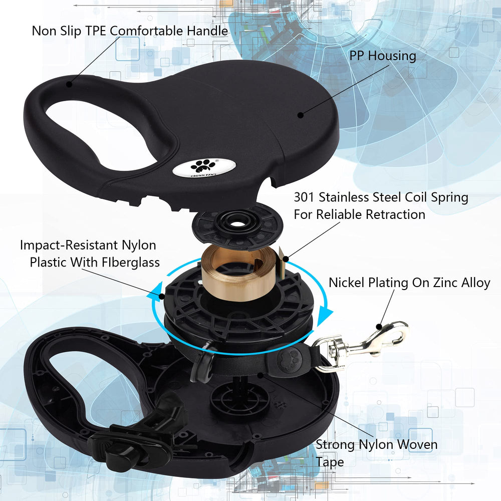 CROWN PAWS braking system provides quick responses for controlled stopping.