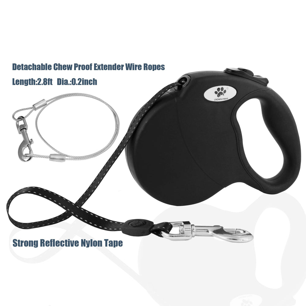 CROWN PAWS chew-proof extender wire demonstrates durability during active moments.