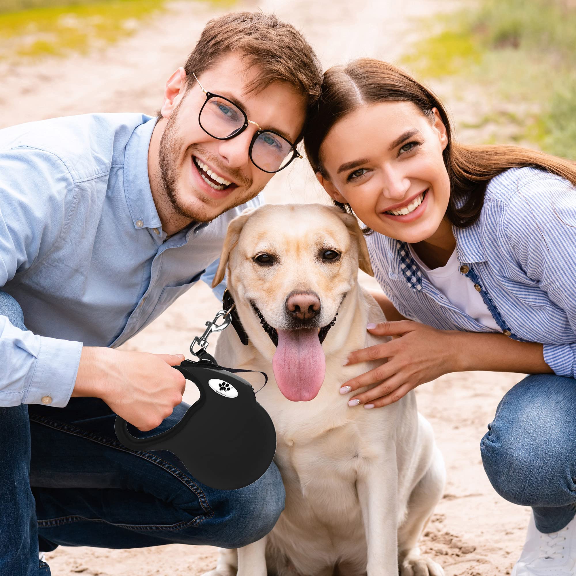 CROWN PAWS detachable extender wire adds flexibility for different walking scenarios.