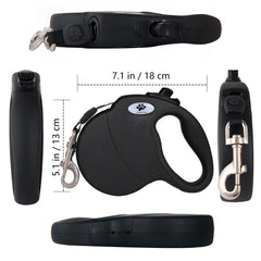 CROWN PAWS tape-guidance system keeps the leash tangle-free during 360-degree movement.
