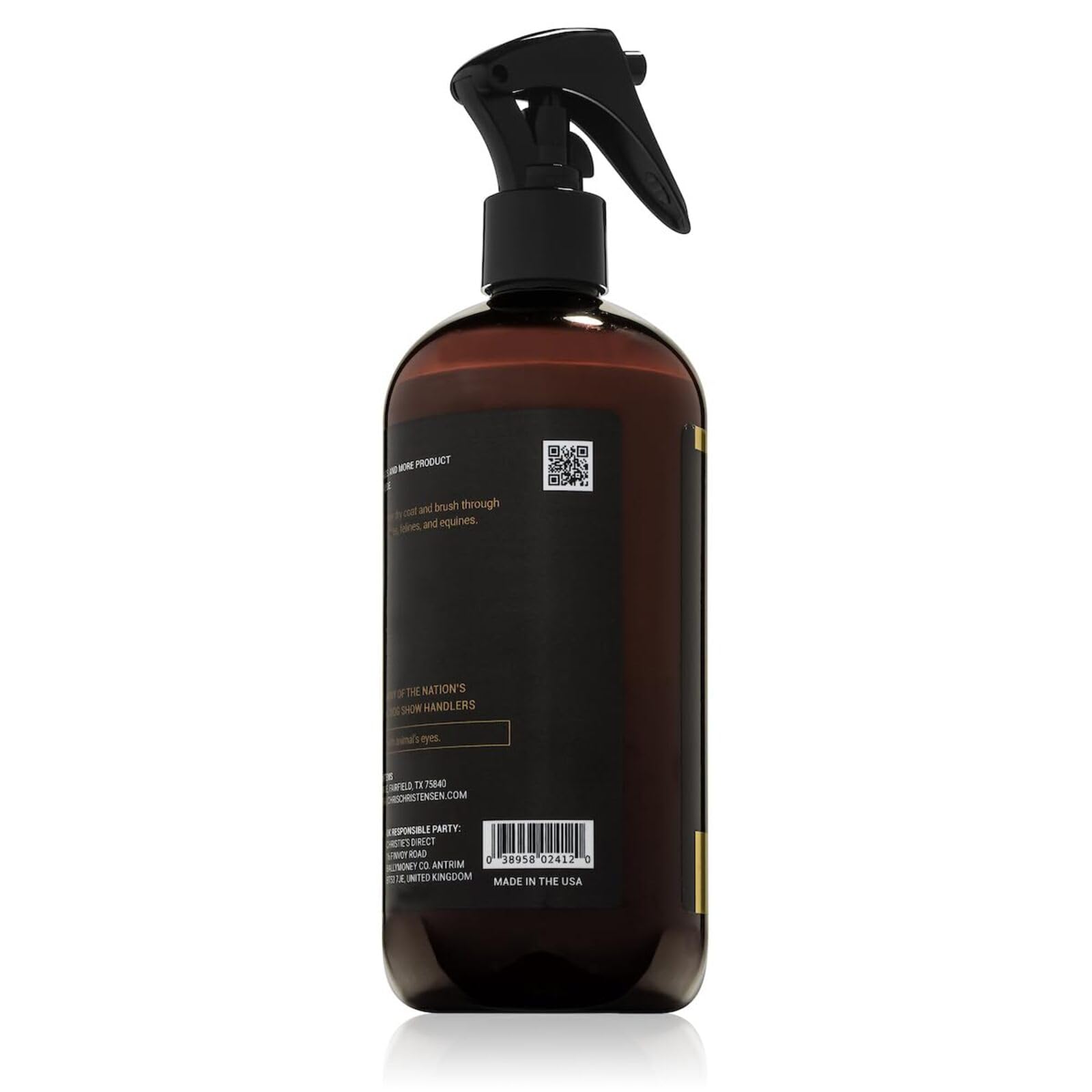 Crown Royale 16oz bottle demonstrates generous size for ongoing care.