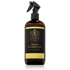 Crown Royale detangling spray bottle for knot-free coats and easy brushing.