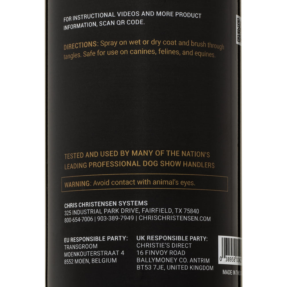 Crown Royale dirt-urine repellent helps coats stay cleaner longer.