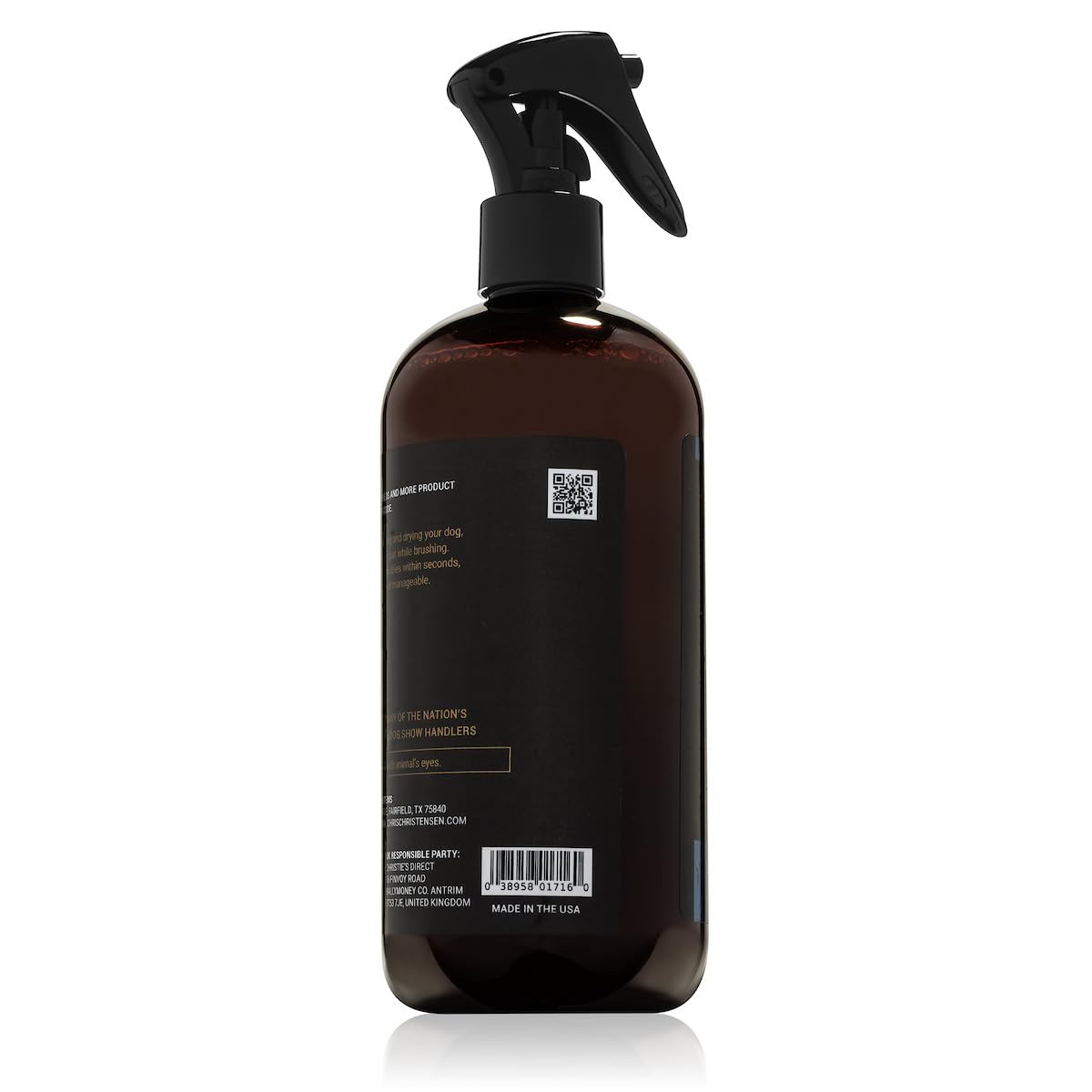 Crown Royale Magic Touch finishing spray adds shine and manageability