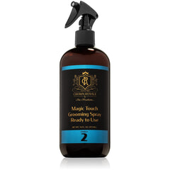 Crown Royale Magic Touch Formula 2 spray bottle for easy coat finishing and detangling