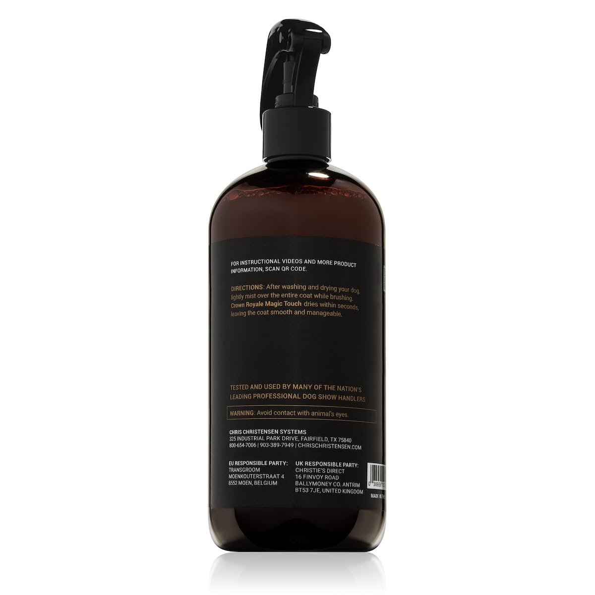 Crown Royale Magic Touch spray mist for even coat distribution and smoother finish