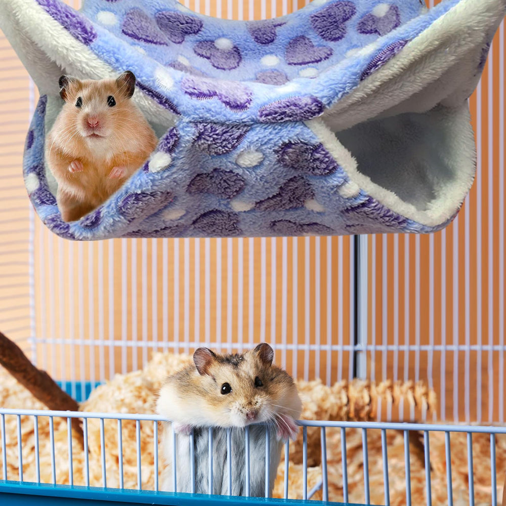 Cryptolux hammock material coral fleece offers soft warmth that pets enjoy.