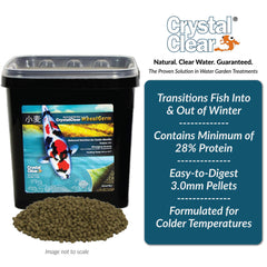 CrystalClear 2.2 lb bucket front for convenient winter feeding