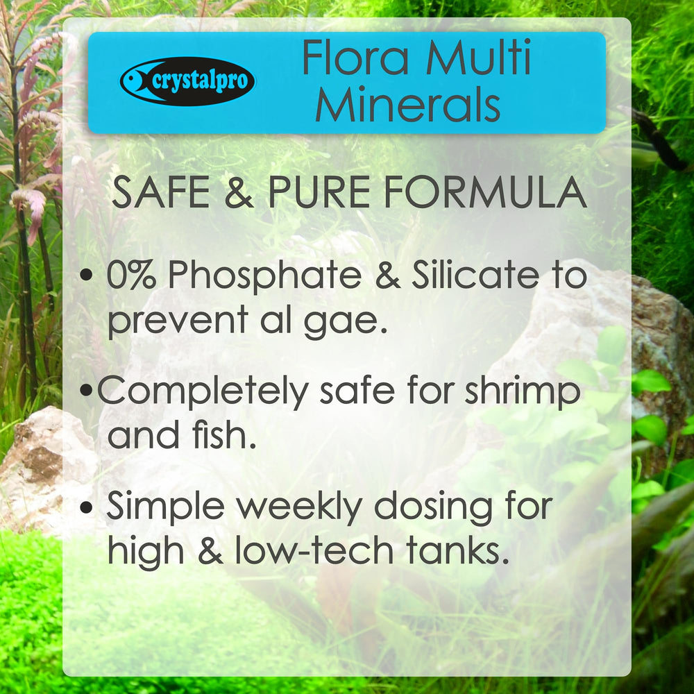 Crystalpro Flora dosing spoon demonstrates precise measurement for dosing.